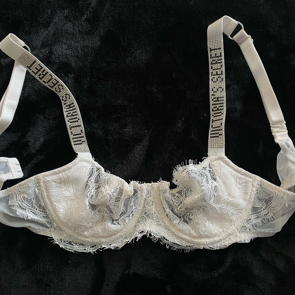 VICTORIA SECRET BRALETTE WITH JEWELS ON STRAP- BRAND NEW WITH TAGS